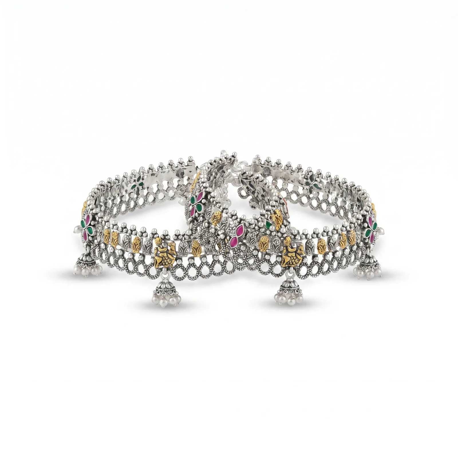 Jaipuri Padmavat Two Tone Payal